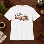 Coffee or Else T-Shirt White short-sleeve coffee-bar flat lay