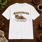 Coffee O'Clock T-Shirt White short-sleeve coffee-bar flat lay