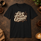 Live the Grind Black coffee-bar mockup