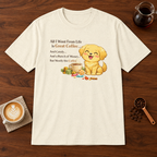 Great Coffee T-Shirt Natural coffee bar mockup
