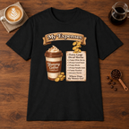 Yummy Coffee T-Shirt Black coffee bar mockup