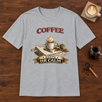 Coffee Keeps HR Calm T-Shirt Sport Grey coffee bar mockup