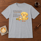Great Coffee T-Shirt Sport Grey coffee bar mockup