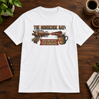 Nonsense Ray T-Shirt White short-sleeve coffee-bar flat lay
