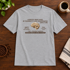 Scientific Proof T-Shirt Sport Grey coffee-bar flat lay