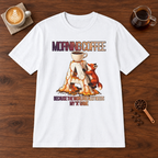 Morning Coffee T-Shirt White coffee bar mockup