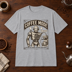 Coffee Mode T-Shirt Sport Grey coffee-bar flat lay