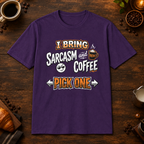 Sarcasm and Coffee Purple coffee-bar mockup