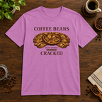 Coffee Beans T-Shirt Heather Radiant Orchid short-sleeve coffee-bar flat lay