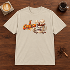 I Object T-Shirt Sand coffee bar mockup