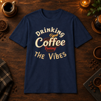 The Vibes Navy coffee-bar mockup