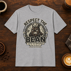 Respect the Bean Sport Grey coffee-bar mockup