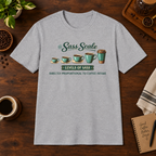 Sass Scale T-Shirt Sport Grey short-sleeve coffee-bar flat lay