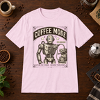 Coffee Mode T-Shirt Light Pink coffee-bar flat lay