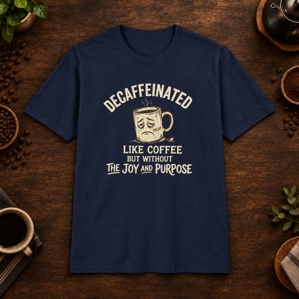 Decaffeinated Navy coffee-bar mockup