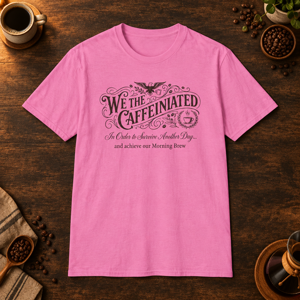 We the Caffeinated Azalea coffee-bar mockup