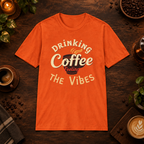 The Vibes Orange coffee-bar mockup