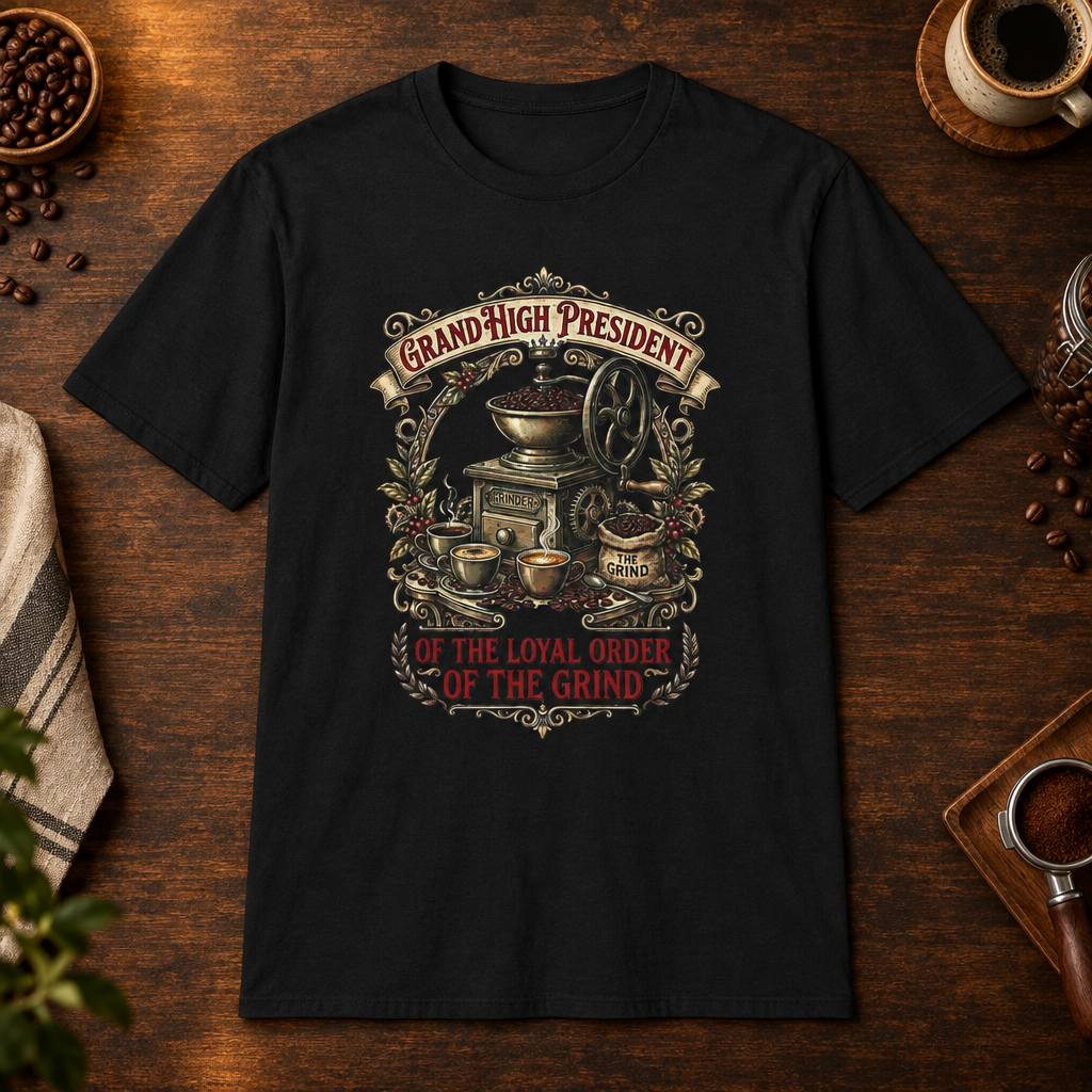 Loyal Order of the Grind Black coffee-bar mockup