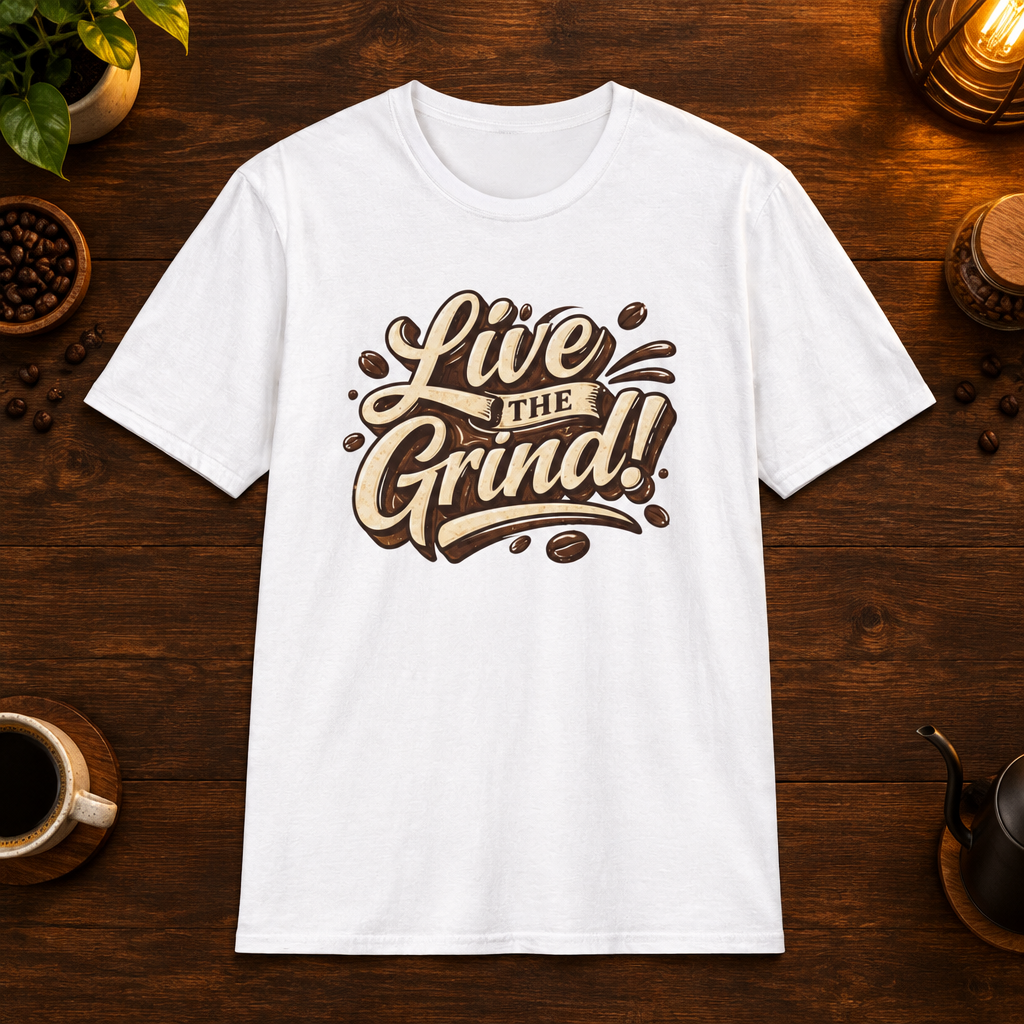 Live the Grind White coffee-bar mockup