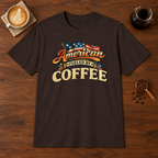 Fueled by Coffee T-Shirt Dark Chocolate coffee bar mockup