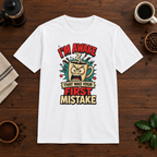 I'm Awake T-Shirt White short-sleeve coffee-bar flat lay