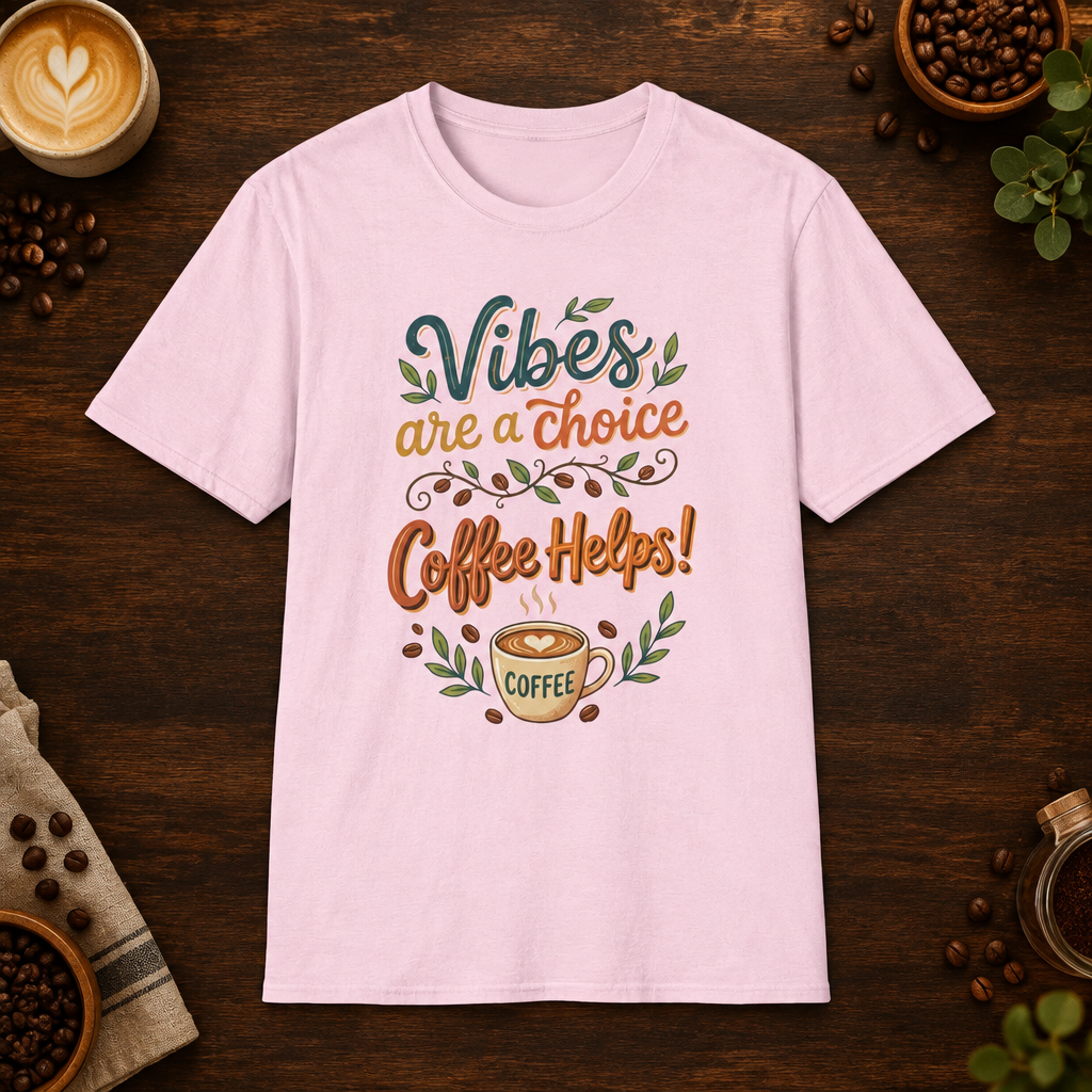 Vibes are a Choice Light Pink coffee-bar mockup