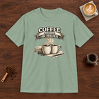 Coffee Handles HR Issues T-Shirt Sage coffee bar mockup