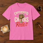 Caffeinated Chicks T-Shirt Azalea coffee bar mockup