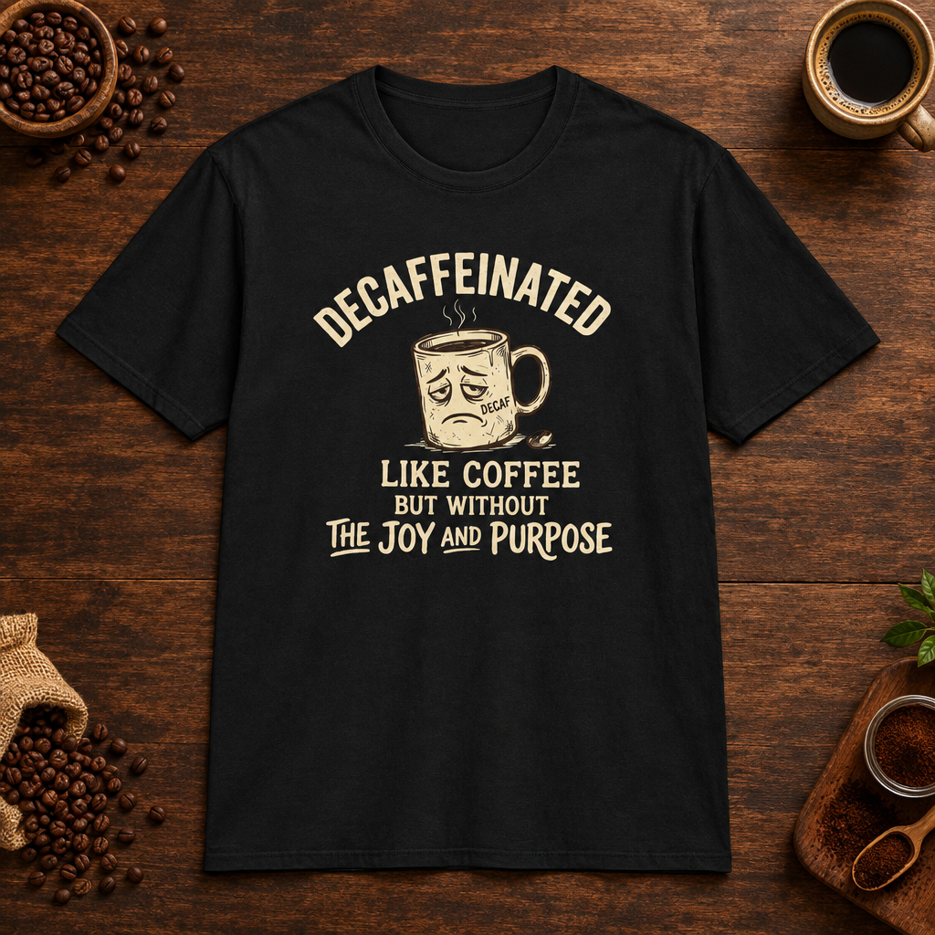 Decaffeinated Black coffee-bar mockup