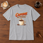 Caffeine Enthusiast - Cup T-Shirt Sport Grey coffee bar mockup