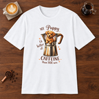 My Puppy - Light Colors T-Shirt White coffee bar mockup