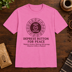 Press for Caffeine T-Shirt Azalea coffee-bar flat lay