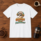 Coffee is My Personality 2 T-Shirt White coffee-bar flat lay