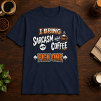 Sarcasm and Coffee Navy coffee-bar mockup