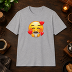 Coffee Lover T-Shirt in Sport Grey, coffee bar flat lay mockup