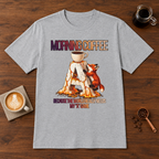 Morning Coffee T-Shirt Sport Grey coffee bar mockup