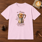 My Puppy - Light Colors T-Shirt Light Pink coffee bar mockup