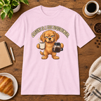 Caffeine is a Life Requirement T-Shirt in Black, lifestyle mockup