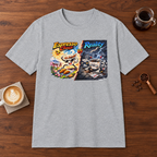 Espresso Chaos vs Reality T-Shirt Sport Grey coffee bar mockup