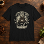 Respect the Bean Black coffee-bar mockup