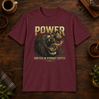 Power Maroon coffee-bar mockup