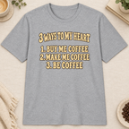 3 Ways to My Heart T-Shirt in Sport Grey, tighter zoom-in mockup