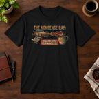 Nonsense Ray T-Shirt Black short-sleeve coffee-bar flat lay
