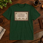Daily Prayer T-Shirt Forest Green close-fill short-sleeve coffee-bar flat lay