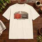 First Coffee Then T-Shirt Natural preferred-size coffee-bar flat lay