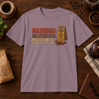 Warning T-Shirt Paragon short-sleeve coffee-bar flat lay
