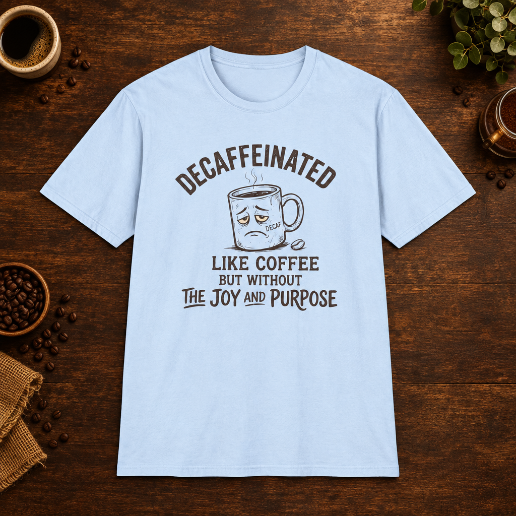 Decaffeinated Light Blue coffee-bar mockup