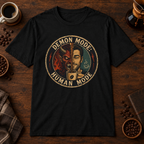 Demon Mode T-Shirt Black coffee-bar flat lay