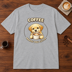 Coffee Makes You Cuter T-Shirt Sport Grey coffee bar mockup