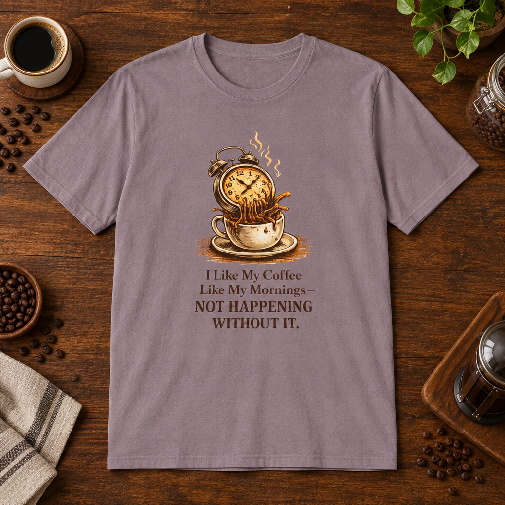 I Like My Coffee T-Shirt Paragon short-sleeve coffee-bar flat lay